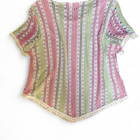 Adorable‎ pink and green crochet - Picture 4 of 5